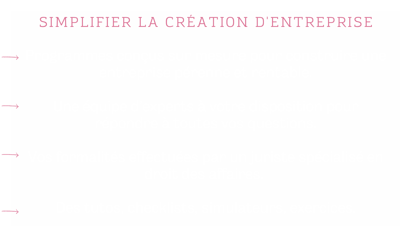 Création entreprise